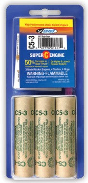 Estes 1617 C5-3 Model Rocket Engines (3)