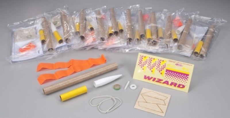 Estes 1754 Wizard Model Rocket Kits (Skill Level 1) (12/Bulk Pk)