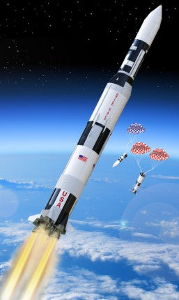Estes 1973 1/100 Saturn V Skylab Model Rocket Kit (Skill Level Master)