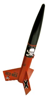 Estes 651 Der Red Max Model Rocket Kit (Skill Level 1)