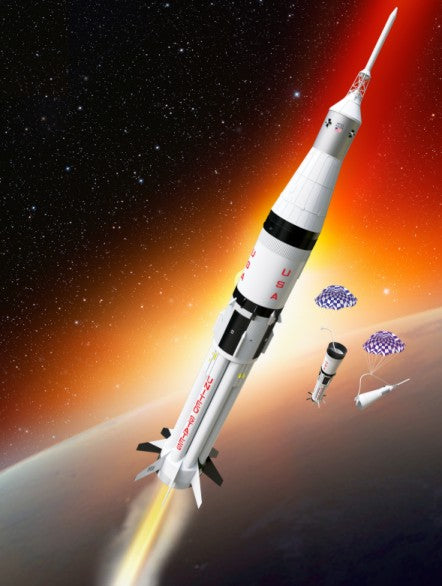 Estes 7251 1/100 Saturn 1B Model Rocket Kit (Skill Level Master)