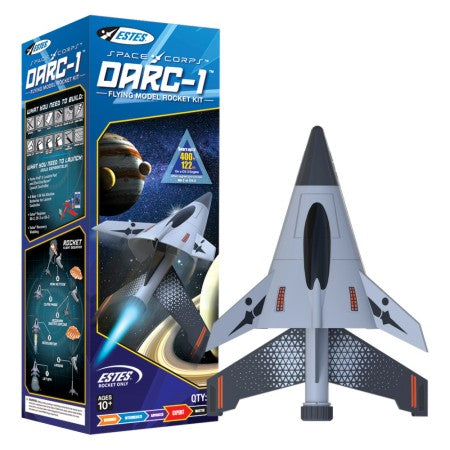 Estes 7307 Space Corps DARC-1 Model Rocket Kit (Skill Level Expert)