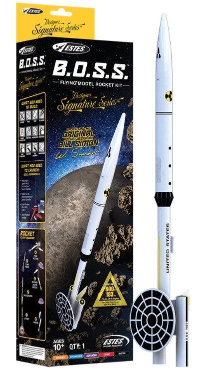 Estes 7316 BOSS (Belt Observer Survey Ship) Designer Signature Series Model Rocket Kit (Skill Level Advanced)