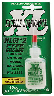 Excelle Lubricants 2222 All Scale XL NLGI PTFE Grease 2 -- 1/2oz 15mL