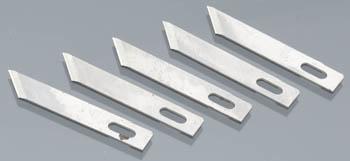 Excel Hobby 20005 All Scale No. 5 Angled Chisel Blade pkg(5)