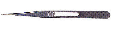 Excel Hobby 30411 All Scale Stainless Steel Tweezers -- 4-3/4" Slide Lock Pointed, Carded