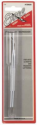 Excel Hobby 30609 All Scale Aluminum Handle Burnisher -- Double Ended, Carded, Comes With 1/8" Ball & 1/8" Spoon Tips