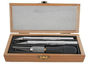 Excel Hobby 44290 All Scale Professional Hobby Knife Set -- In Wooden Box