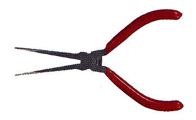 Excel Hobby 55561 All Scale Spring Loaded Soft Grip Pliers -- 6" "Long" Needle Nose, Carded
