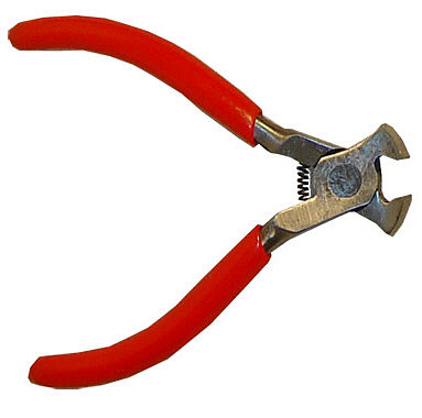 Excel Hobby 55591 All Scale Spring Loaded Soft Grip Pliers -- 4-3/16" End Nipper, Carded