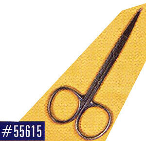 Excel Hobby 55615 All Scale Light Duty Stainless Steel Scissors -- 3-1/2" Straight, Carded