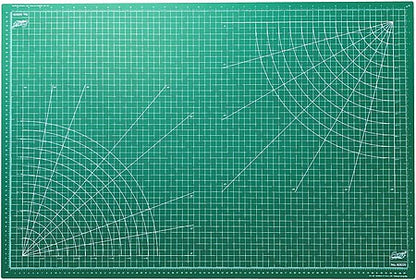 Excel Hobby 60009 All Scale Self-Healing Cutting Mats - Green -- 24 x 36" 61 x 91.4cm