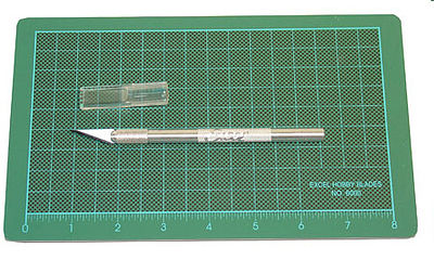 Excel Hobby 90003 All Scale Precision Cutting Kit, Carded -- Miniature Cutting Set w/K1 Knife