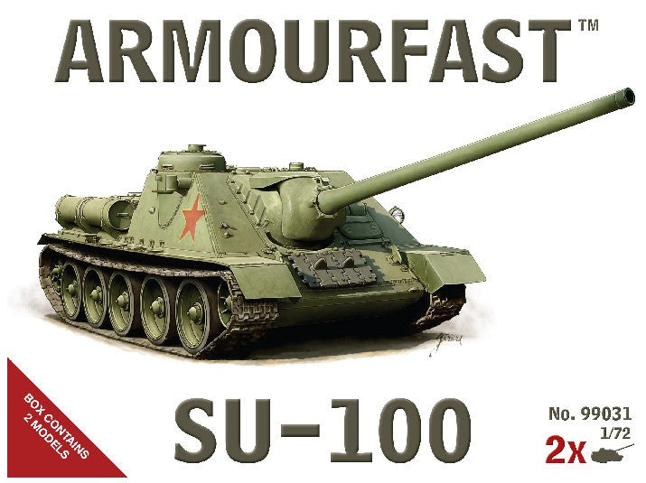 Armourfast 99031 1/72 Su100 Tank Destroyer (2)