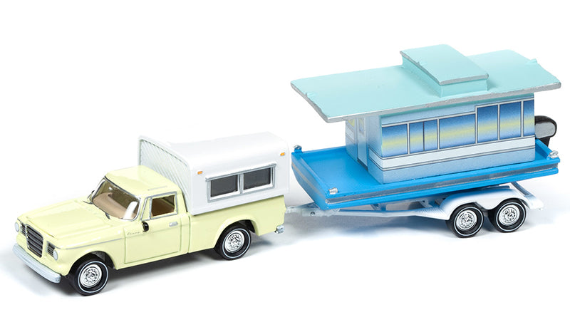Johnny Lightning JLSP070 1/64 Scale 1960S Studebaker Pickup In Jonquil Yellow