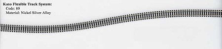 Kato 21000 N Scale Flexible Track - Unitrack PKG(10) -- 31-13/16" 808mm Long