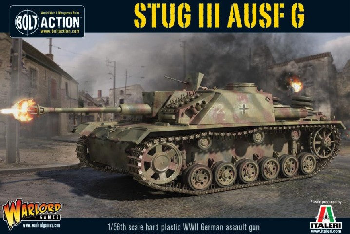 Warlord Games 12007 28mm Bolt Action: WWII StuG III Ausf G German Assault Gun Tank (Plastic)