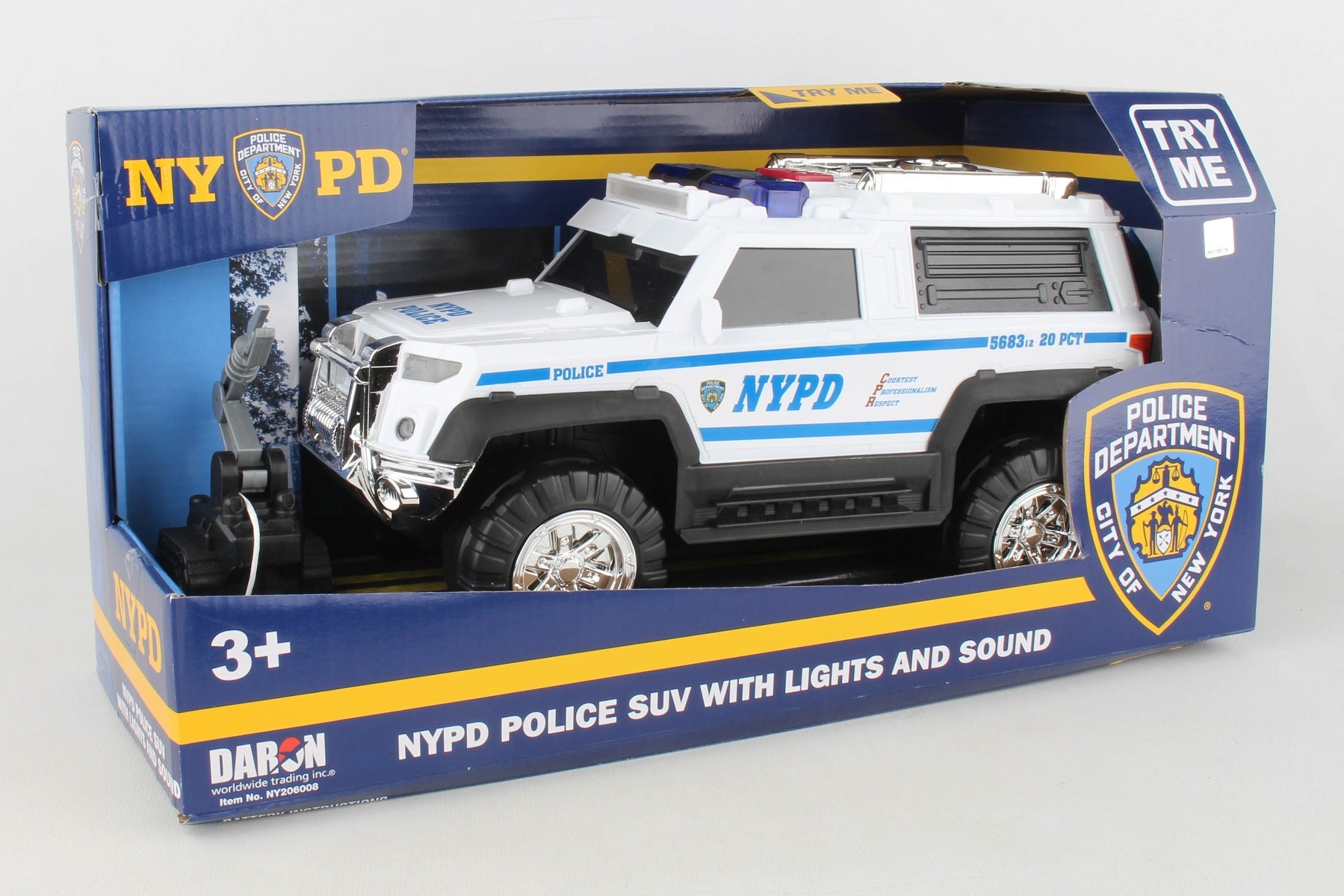 Daron New York City NY206008 Nypd Suv W/Lights & Sound
