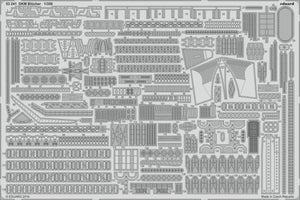 Eduard 53241 1/350 Ship- DKM Blucher for TSM (D)