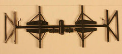 A Line Products 50133 HO Scale Landing Gear for Semi Trailers pkg(2) -- Wabash