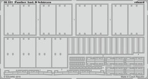 Eduard 36331 1/35 Armor- Panther Ausf D Schurzen for TAM (D)