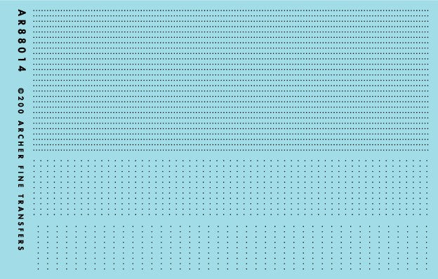 Archer Fine Transfers 88014 Surface Details: .008" (.2mm) Small Rivets (Various Scales)