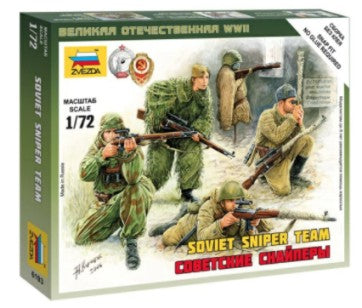 Zvezda 6193 1/72 WWII Soviet Sniper (4) (Snap)