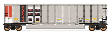 Intermountain Railway 4401012 HO Scale 14-Panel Coalporter(R) Coal Gondola - Ready to Run - Value Line -- Sultran SULX (silver, orange, black)