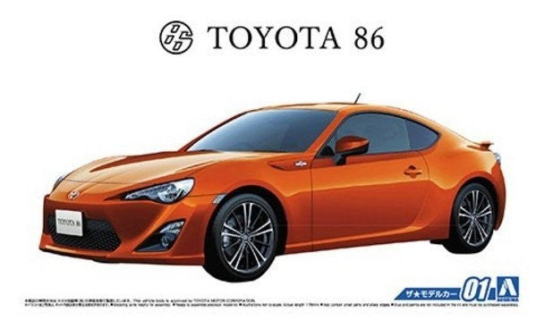 Aoshima 51528 1/24 2012 Toyota 86 2-Door Sedan