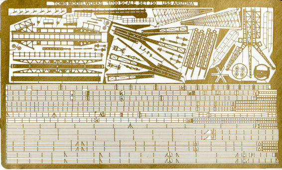 Toms Model Works 750 1/700 USS Arizona Battleship Detail Set