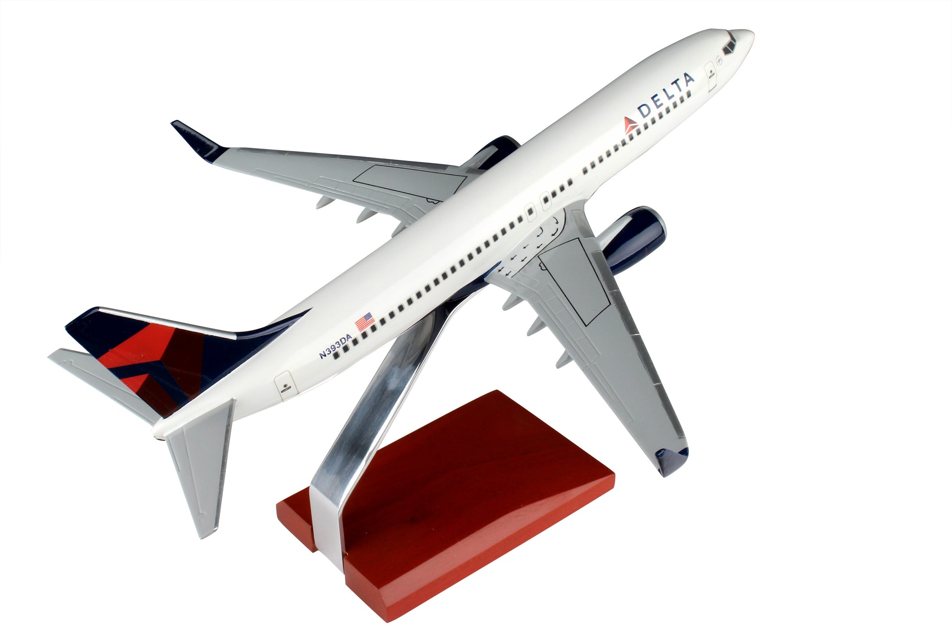 Executive Series G53100 Exec Ser Delta 737-800 1/100 New Livery (Kb737Dntr)