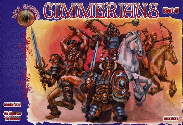 Alliance Figures 72027 1/72 Cimmerians Set #1 Figures (40)