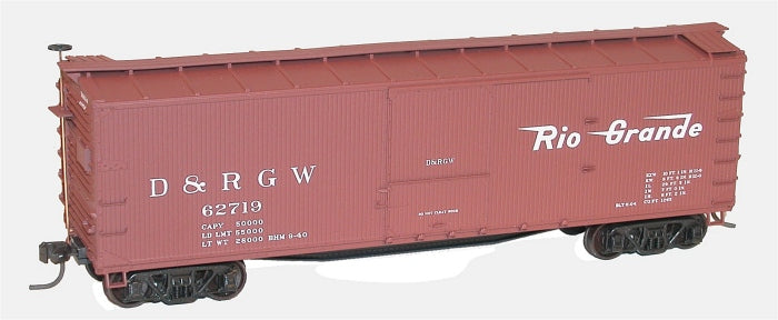 Accurail 46311 Ho 40'Ds Wood Box D&Rgw