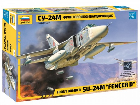 Zvezda 7267 1/72 Soviet Su24M Fencer D Front Bomber