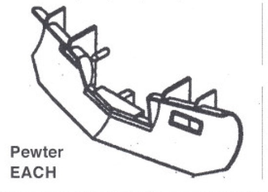 Details West 120 HO Snow Plow 1st & 2nd Generator Hood Units Alco, etc.