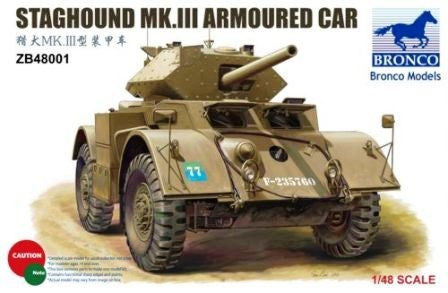 Bronco Models 48001 1/48 Staghound Mk II Armored Car