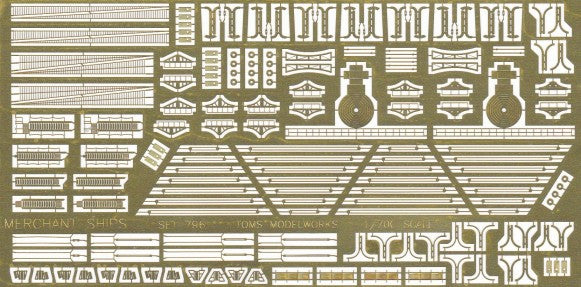 Toms Model Works 796 1/700 1930's-WWII Merchant Ships (mainly Japanese) Detail Set for FJM/AOS (D)