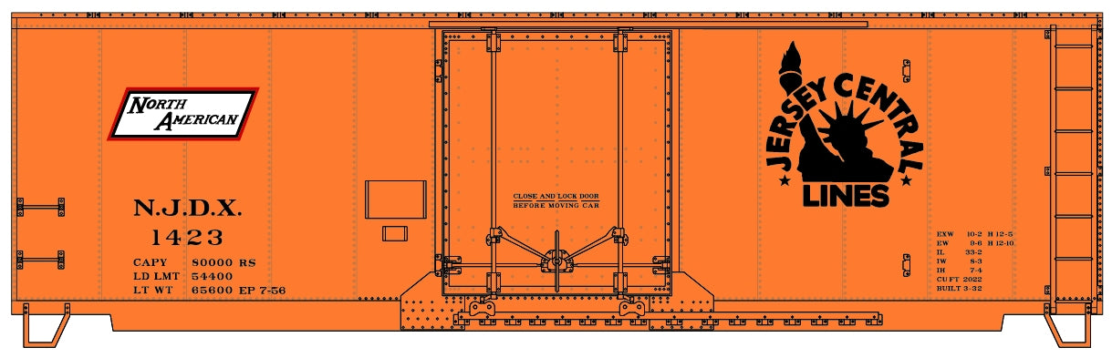 Accurail 3137 40' Insulated Steel Boxcar Cnj