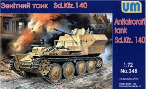 Unimodel 348 1/72 SdKfz 140 WWII AA Tank
