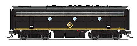 Broadway Limited 6685 HO Scale EMD F7B - Sound and DCC - Paragon4 -- Erie #711C (black, yellow)