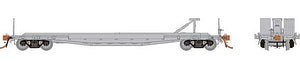 Rapido Trains 138099 HO Scale Class F30D 50' TOFC Flatcar - Late Style - Ready to Run -- Undecorated