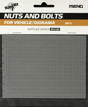 Meng Models SPS8 Nuts & Socket Bolts Set C Plastic