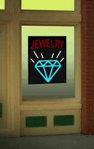Miller Engineering 8970 Jewelry Window Sign
