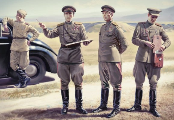 ICM Models 35612 1/35 Soviet Staff Personnel 1943-1945 (4) (D)