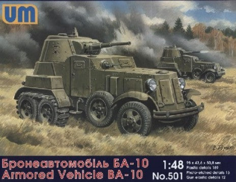 Unimodel 501 1/48 BA10 Russian Armored Vehicle
