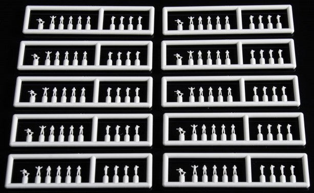 Ka Models KP3502A 1/350 USS Aircraft Carrier Deck Crew Set (100 unpainted figures) (Plastic Kit)