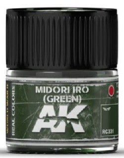 AK Interactive RC331 Real Colors: Midori Iro (Green) Acrylic Lacquer Paint 10ml Bottle