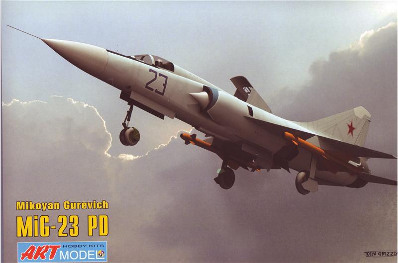 Art Model Kits 7208 1/72 MiG23PD 1st Prototype Soviet Aircraft