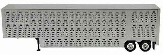 Promotex 5354 1/87 Scale Silver Cattle Trailer All Or