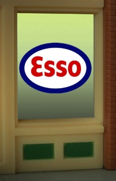 Miller Engineering 9030 Ho/N Esso Window Sign